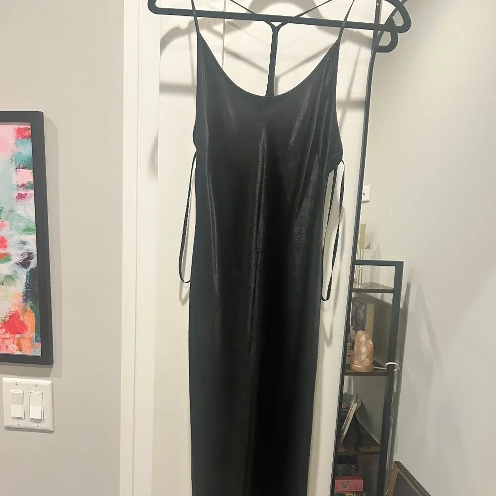 Aritzia Satin Midi Dress - Picture 1 of 3